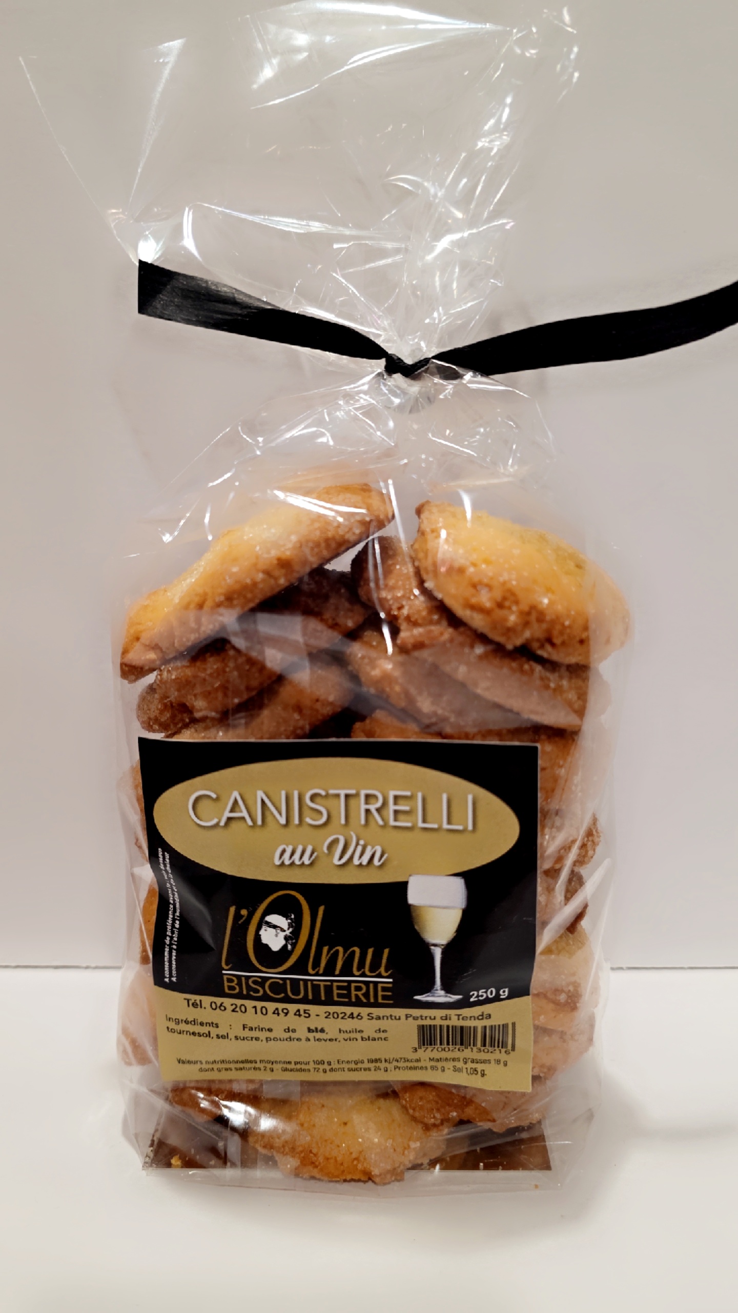 CANISTRELLI AU VIN 250 GR-corse CANISTRELLI AU VIN 250 GR