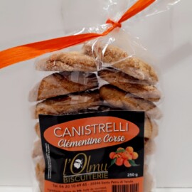 CANISTRELLI AUX CLEMENTINES CORSES 250 GR