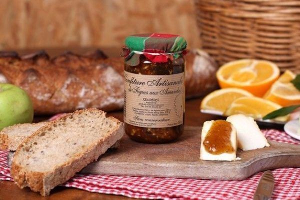 CONFITURE CORSE DE FIGUES ET AMANDES GUIDICI