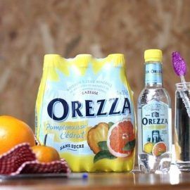 EAU D'OREZZA AROMATISÉE AU CÉDRAT / PAMPLEMOUSSE
