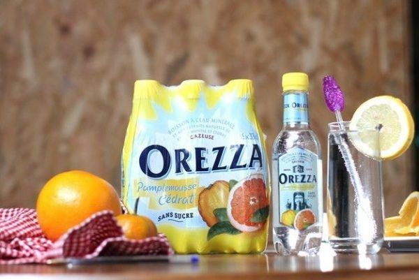 EAU D'OREZZA AROMATISÉE AU CÉDRAT / PAMPLEMOUSSE