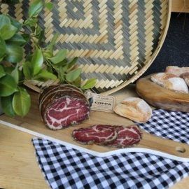 coppa corse FUMÉE AU FEU DE BOIS