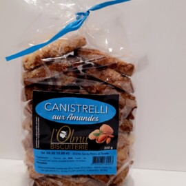 CANISTRELLI AUX AMANDES 250 GR