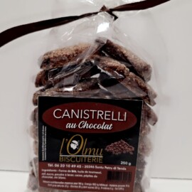 CANISTRELLI AU CHOCOLAT 250 GR