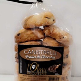 CANISTRELLI PÉPITES DE CHOCOLAT 250 GR