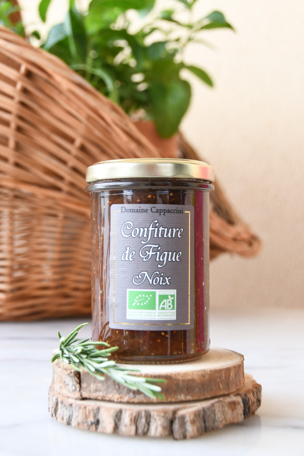 CONFITURE FIGUE-NOIX BIO CAPPACCINI-corse