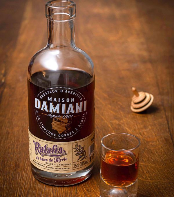 RATAFIA DE BAIES DE MYRTE à l'ancienne 35 CL 30%