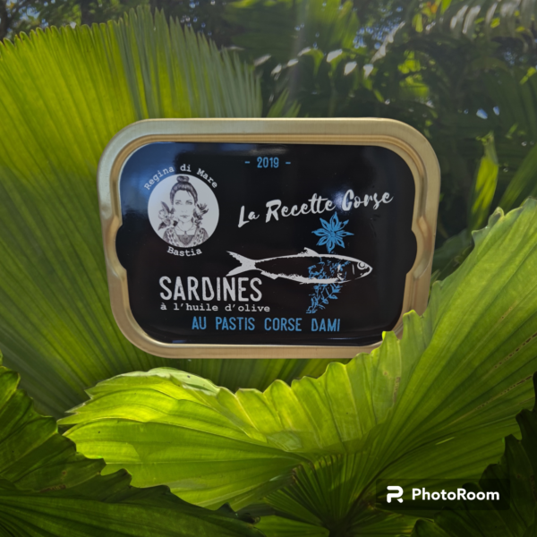 SARDINES A L'HUILE D'OLIVE ET AU PASTIS CORSE DAMI