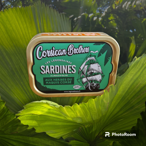 SARDINES A L'HUILE D'OLIVE AUX HERBES DU MAQUIS