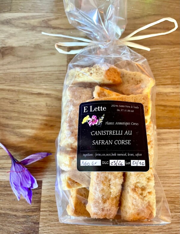 CANISTRELLI AU SAFRAN CORSE 150 GR