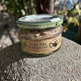 Terrine Bio de  Porc à la Châtaigne 125 gr