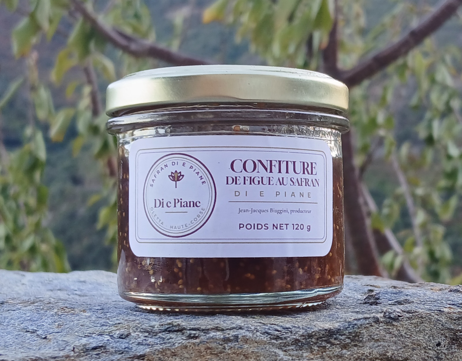 confiture de figues au safran-corse confiture de figues au safran
