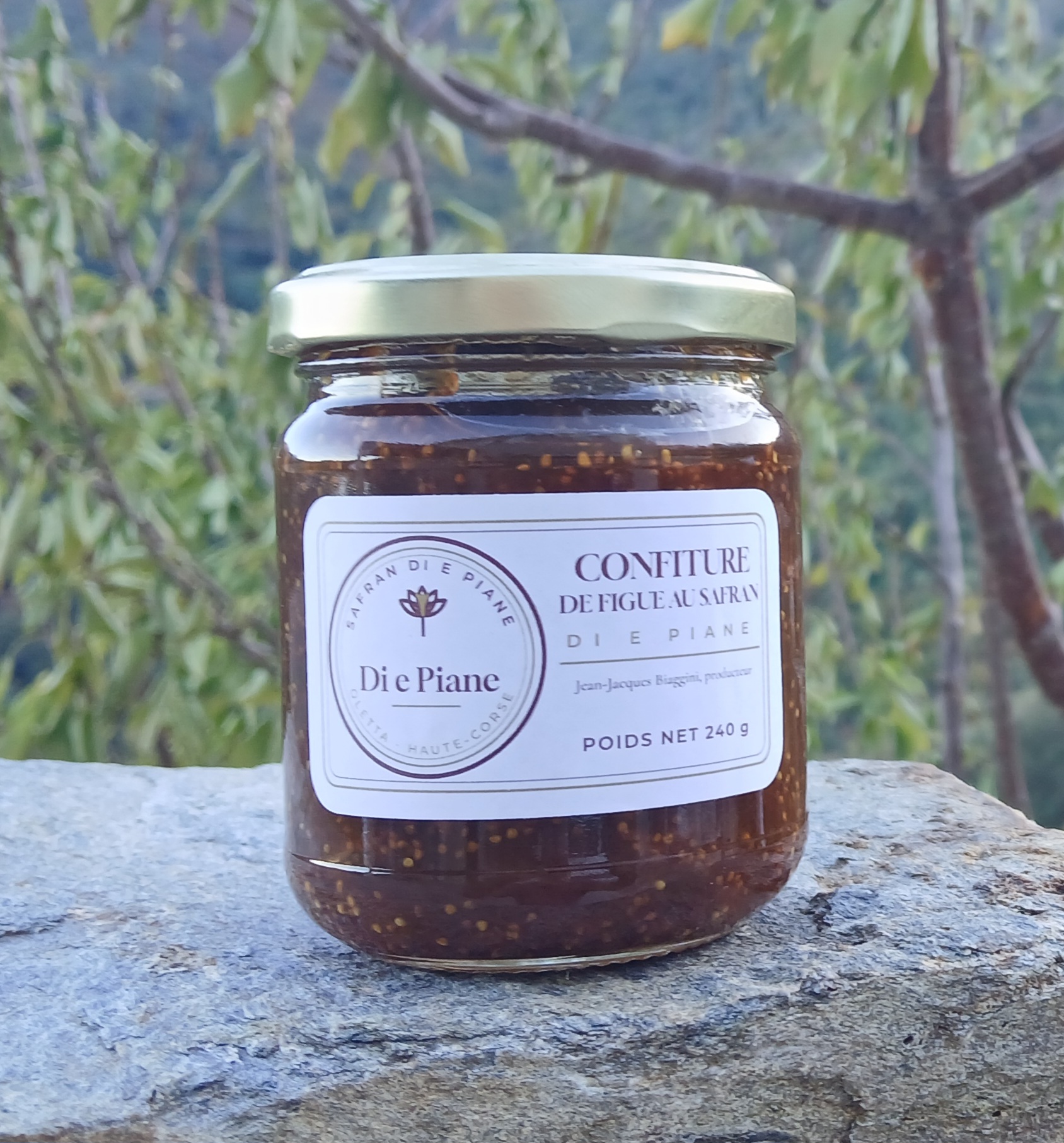 confiture de figues au safran-corse confiture de figues au safran