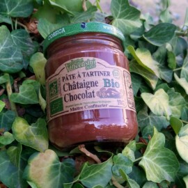 confiture choco châtaigne bio en 250g