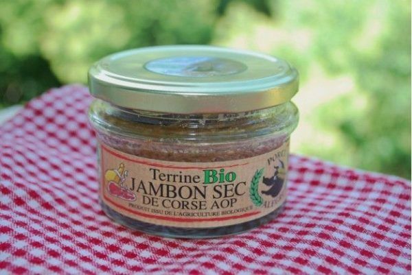 TERRINE BIO AU JAMBON SEC CORSE